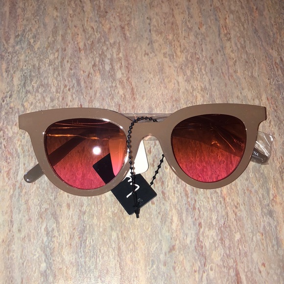 NEW Beige & Pink Sunglasses - Picture 2 of 2